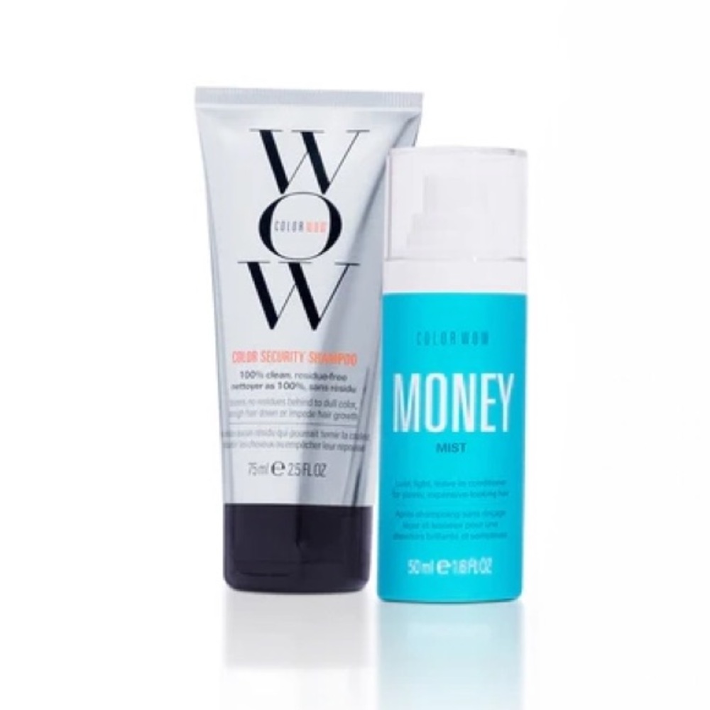 Color WOW Money Mist , Color Security Shampoo, Travel sizes